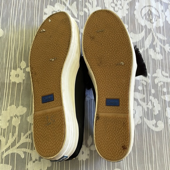 Keds Kate Spade black satin sneakers (sz 7) - Picture 4 of 10